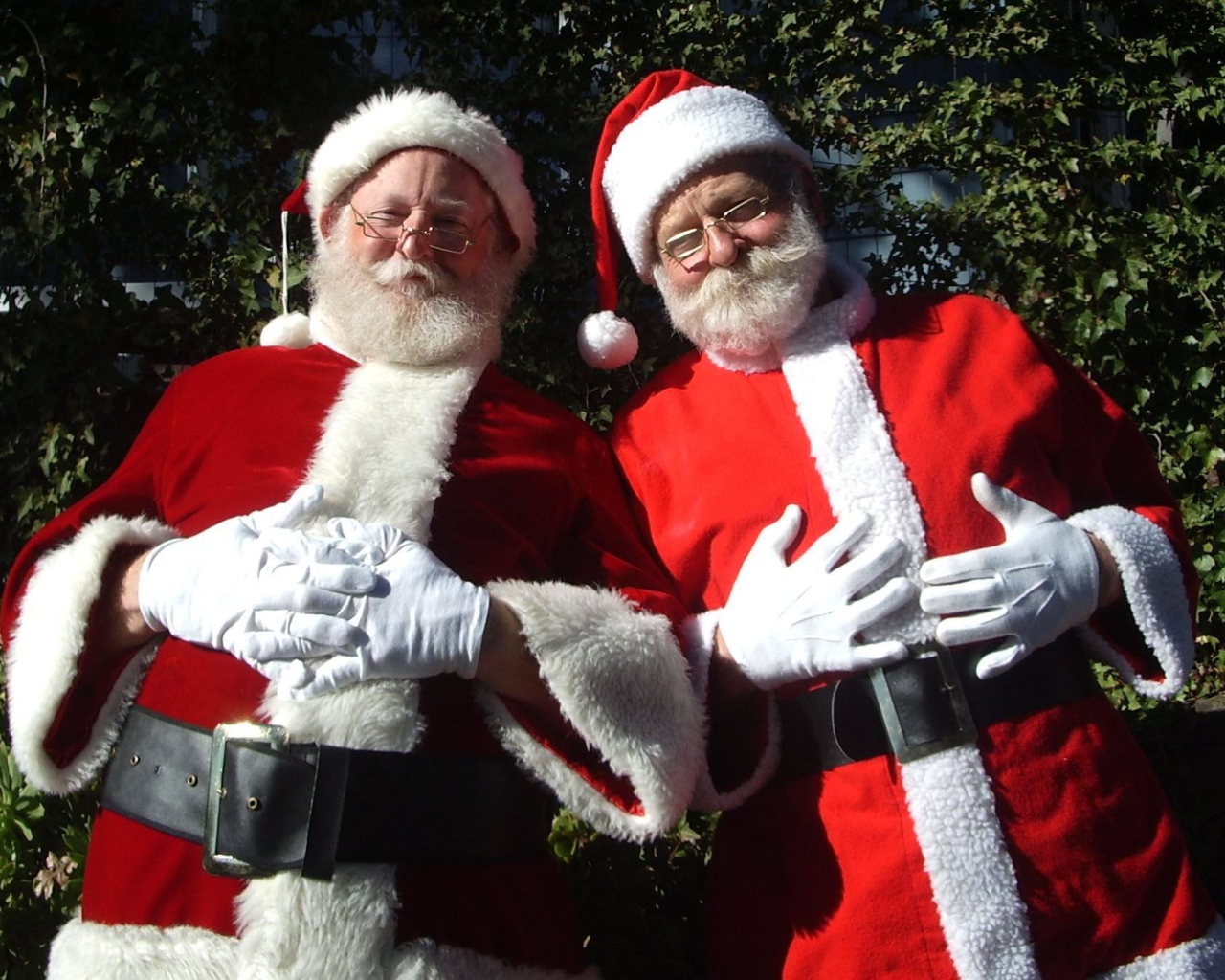 Дед мороз и санта клаус