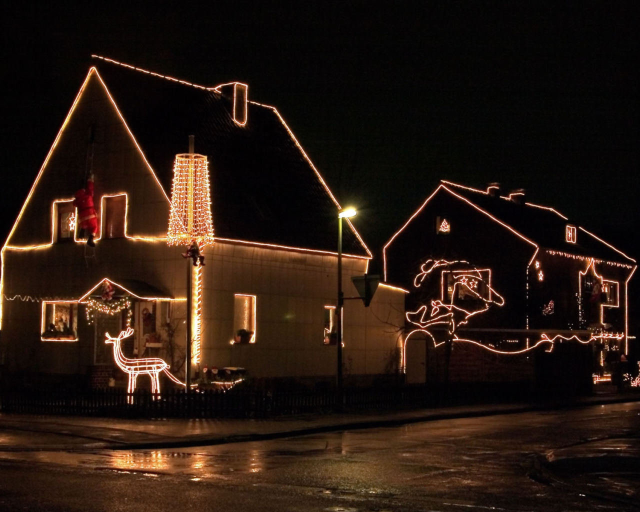 Гирлянды уличные