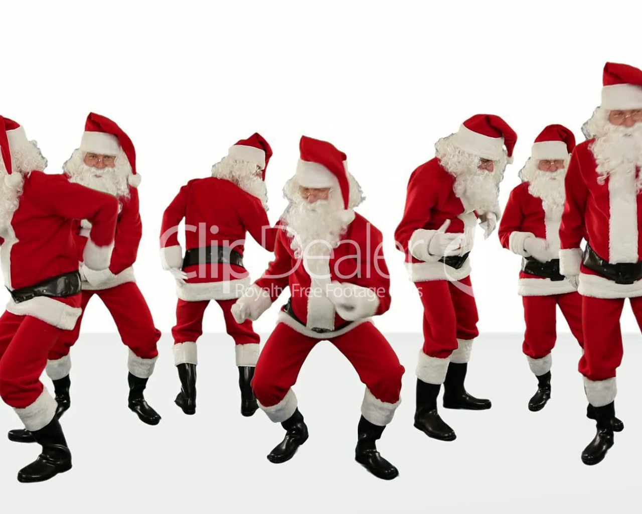 Дед мороз танцует