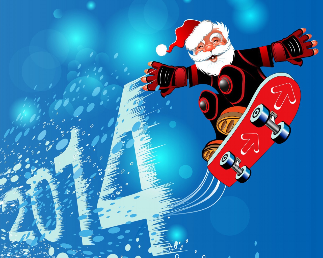 Дед мороз в новый год 2014