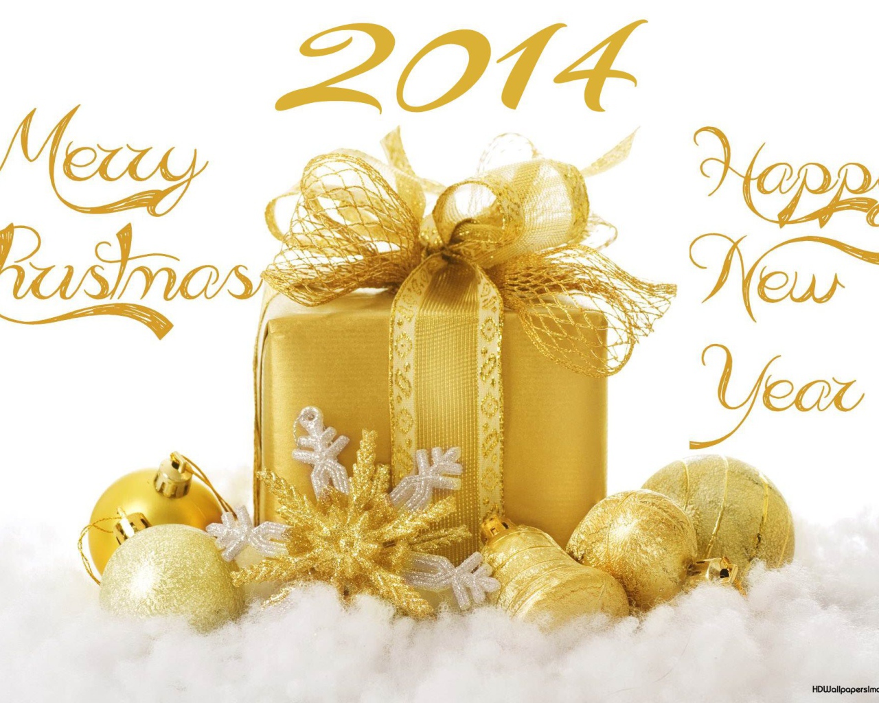 С Новым годом 2014 лошади