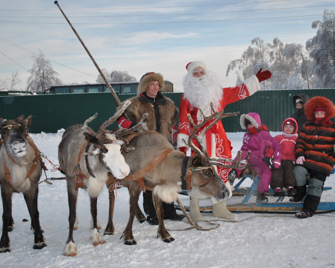 B гости к деду морозу