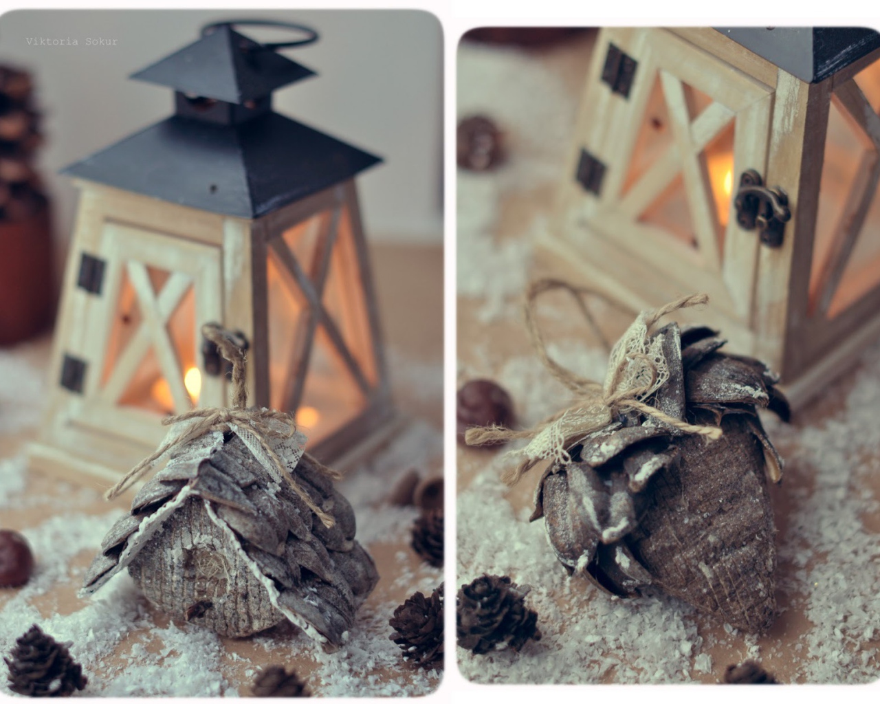 Иней елочные игрушки