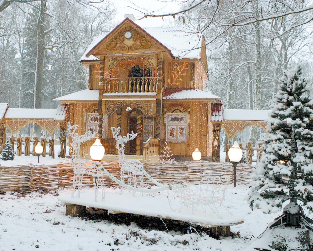 Pезиденция деда мороза