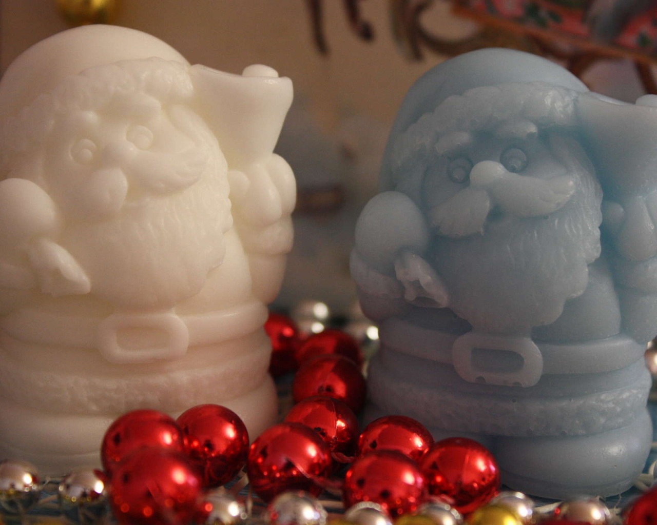 Дед мороз из фетра