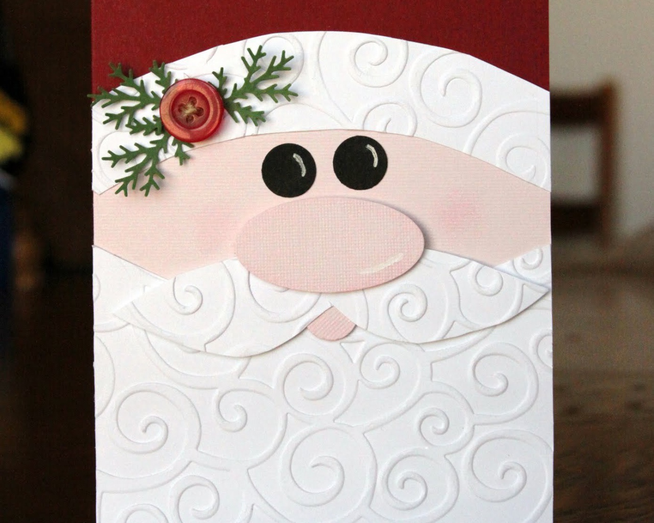 Дед мороз из бумаги