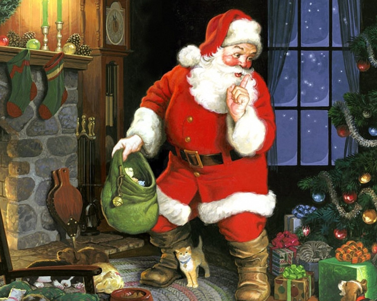 Говорящий дед мороз