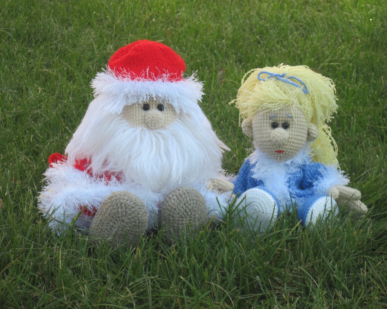 Kуклы дед мороз и снегурочка