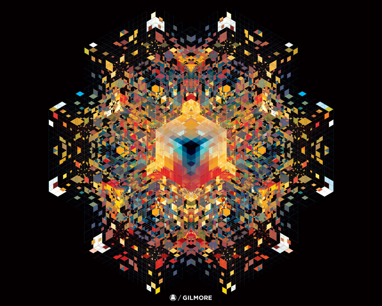 Абстракция калейдоскопа