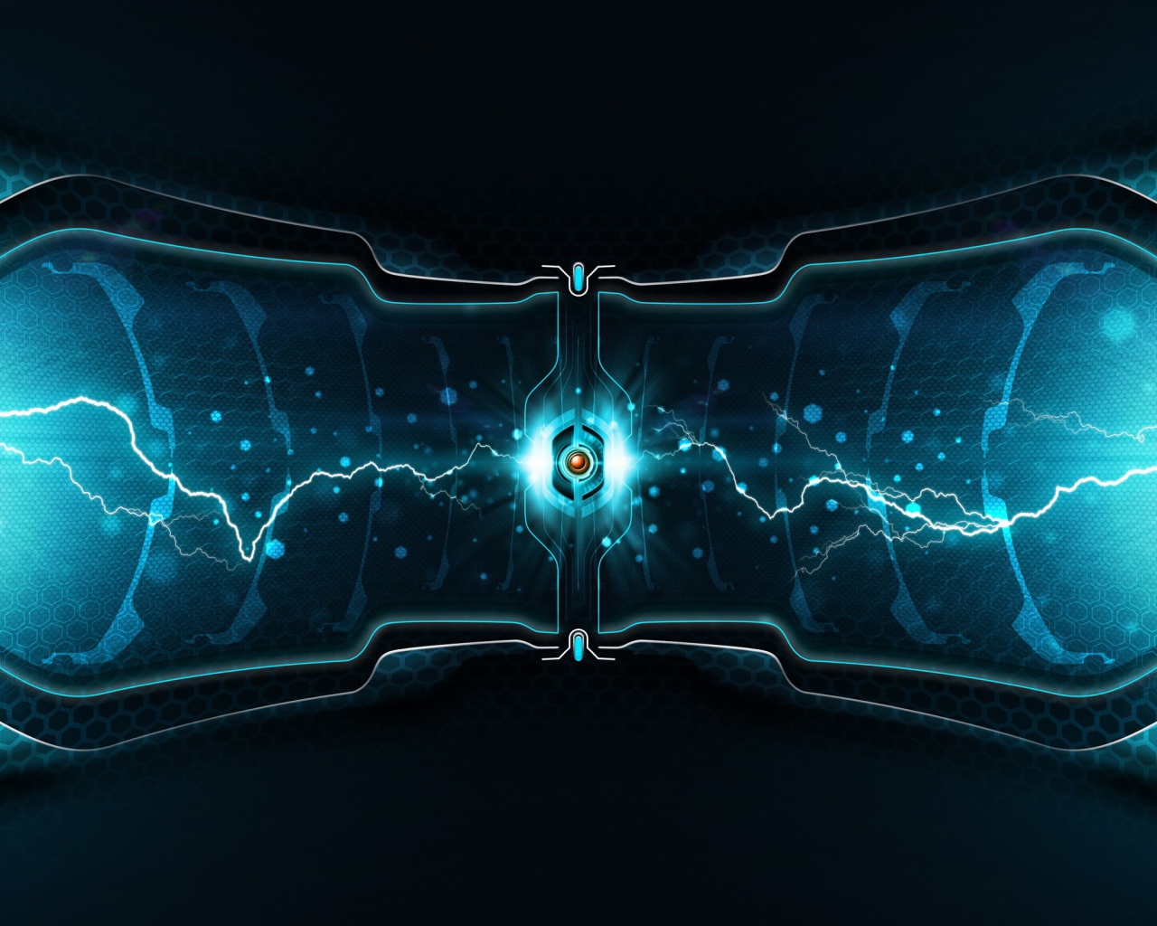 Абстракция с молнией