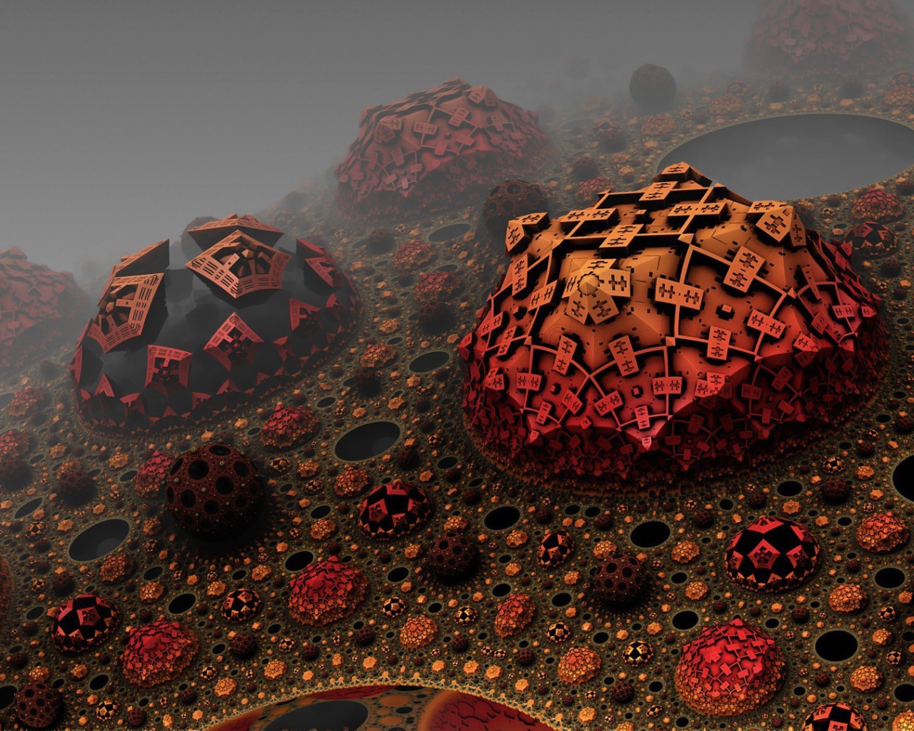 Фантастическая планета абстракция