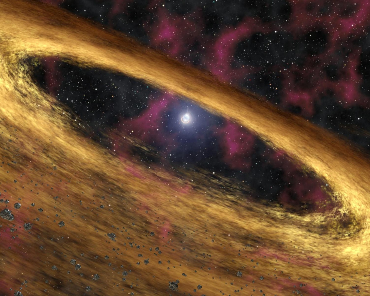 Кольцо из метеоритов