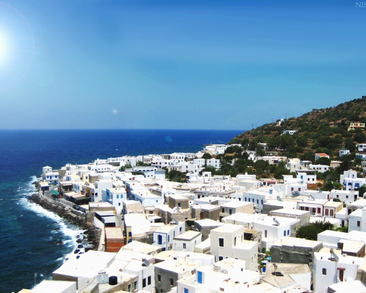 Остров Нисирос в Греции