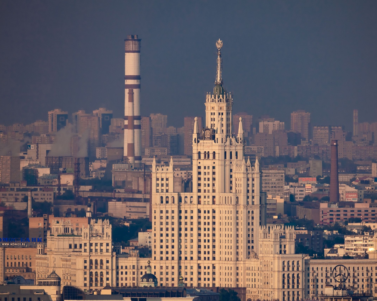 Удивительный пейзаж Москвы