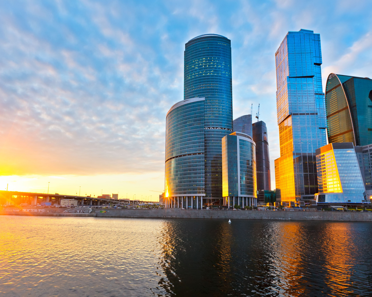 Москва на закате