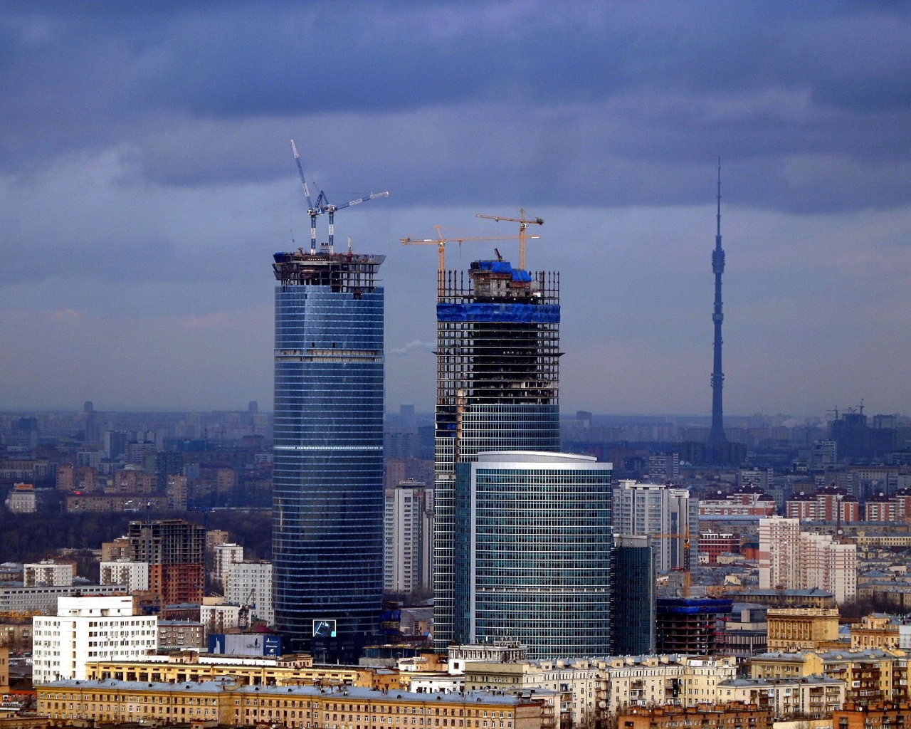 Москва строитса все время