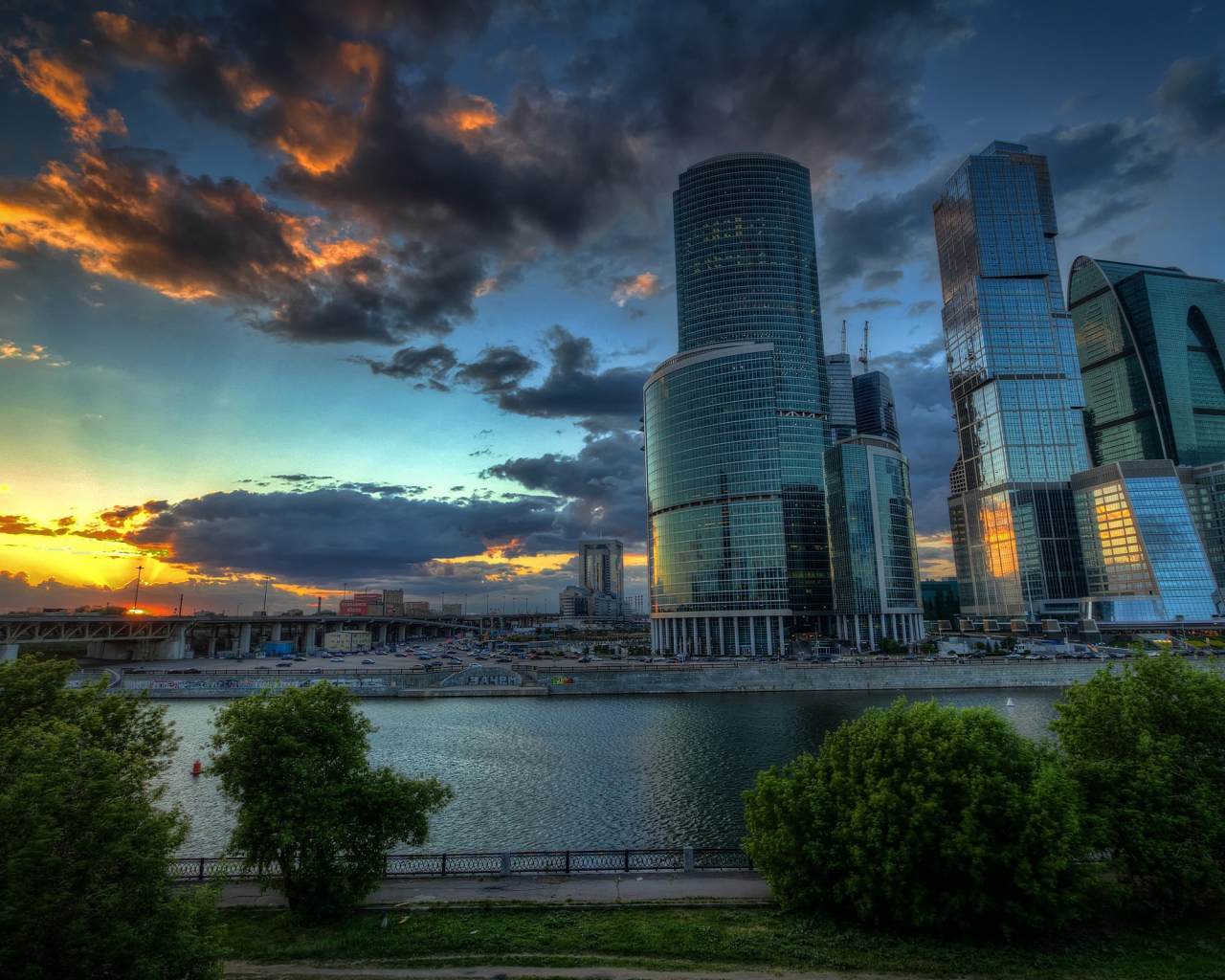 Москва под облаками