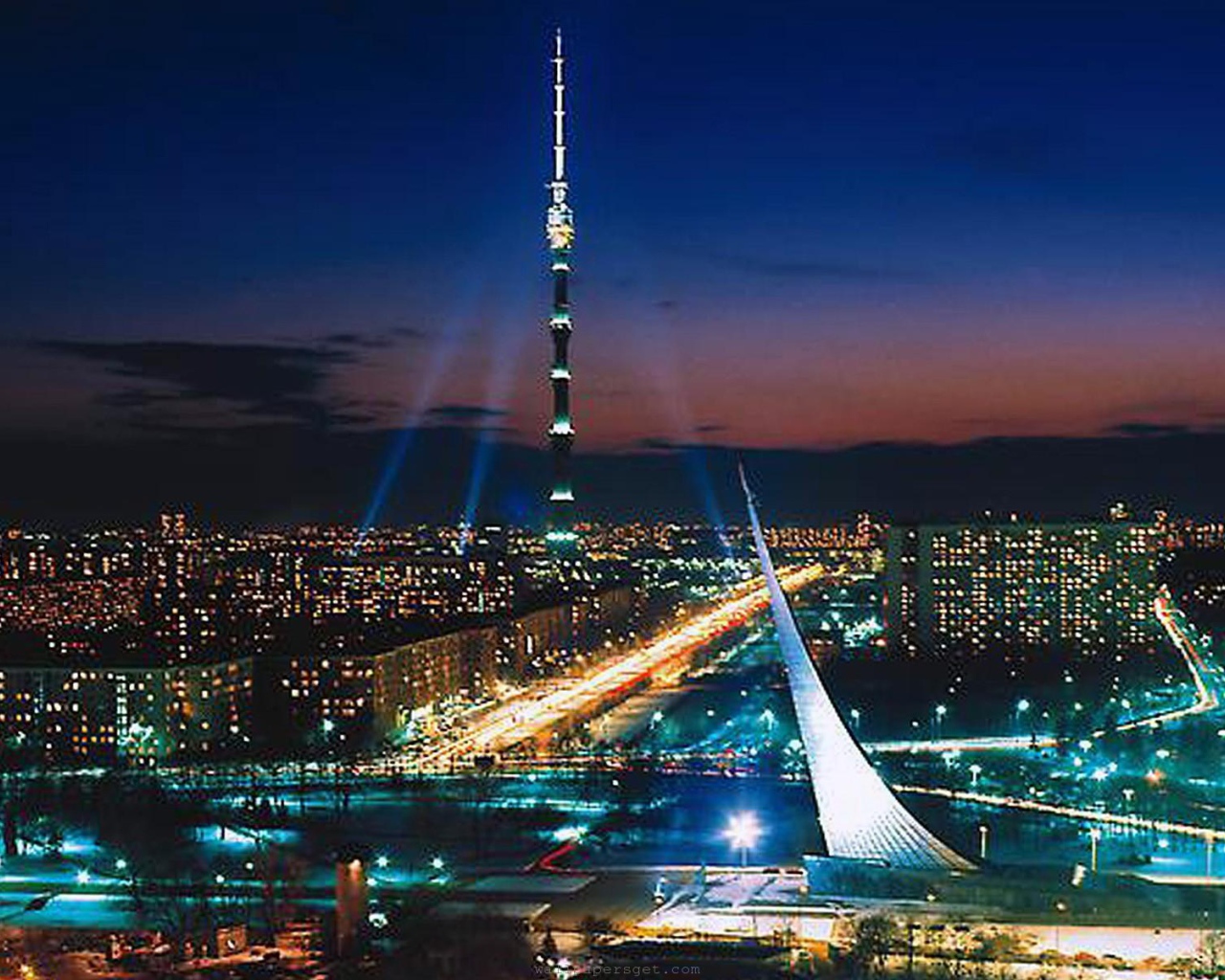 Картина города Москвы