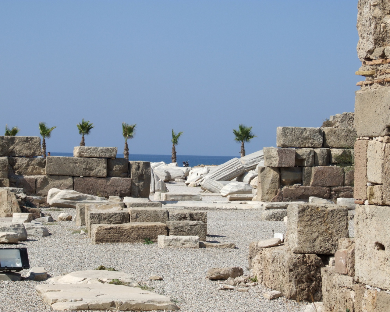 Древние руины Агора Турция