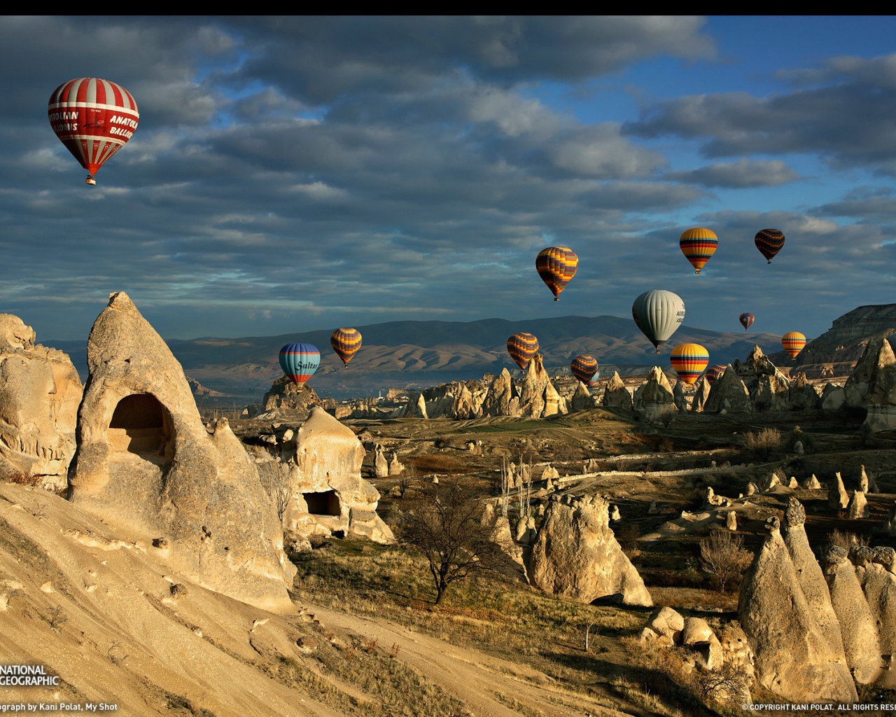 Волшебные дымоходы Турции и воздушные шары