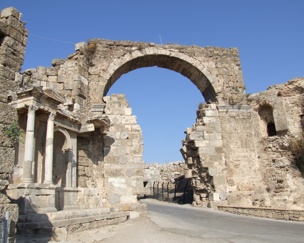 The Ancient city in  the Agora Turkey