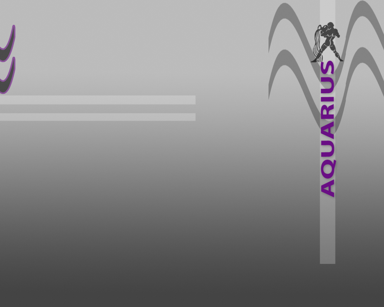 Знак зодиака водолей, серый фон