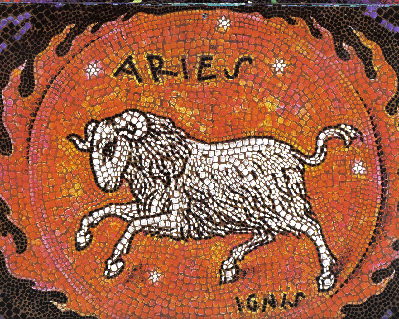 Овен, мозаика