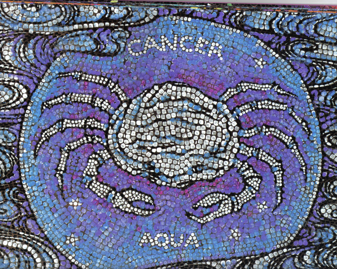 Рак, мозаика