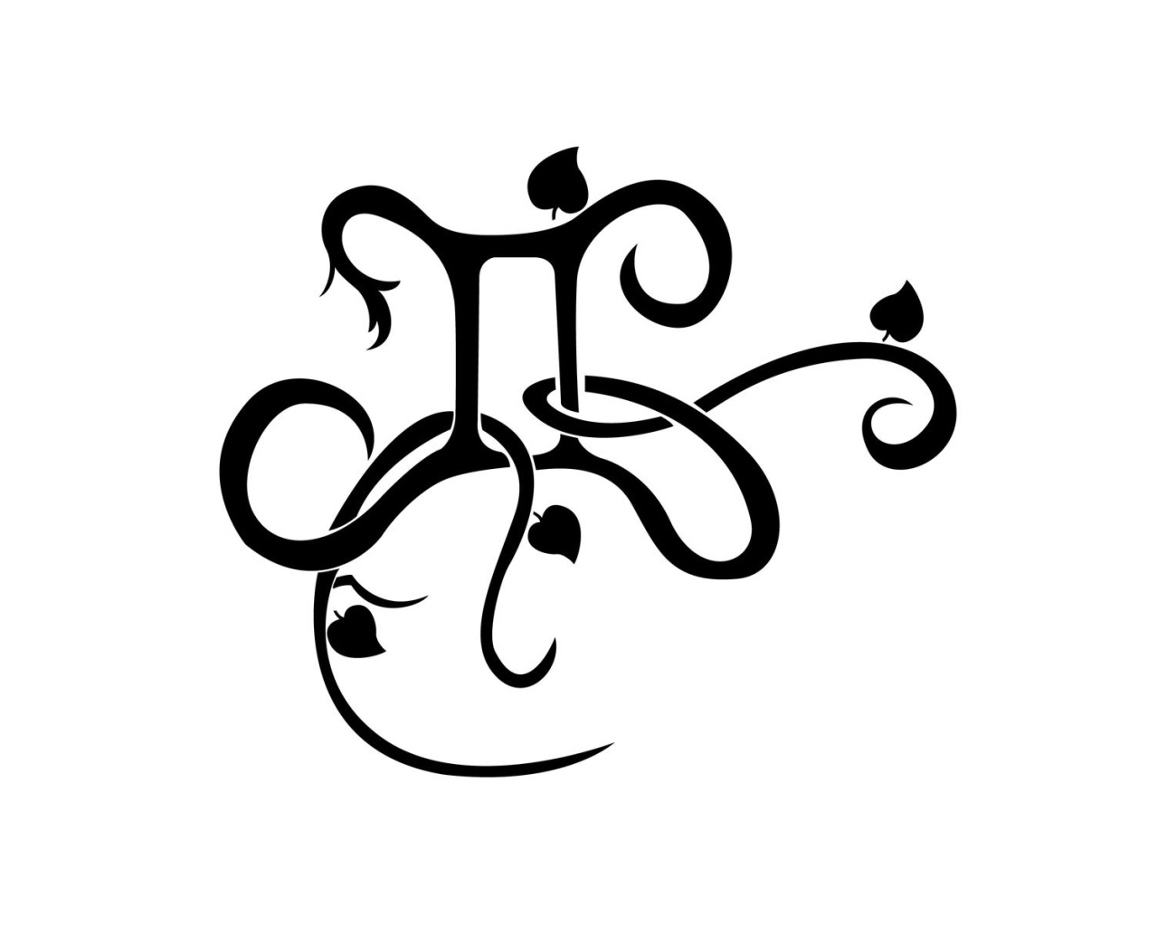 Знак близнецы на белом фоне