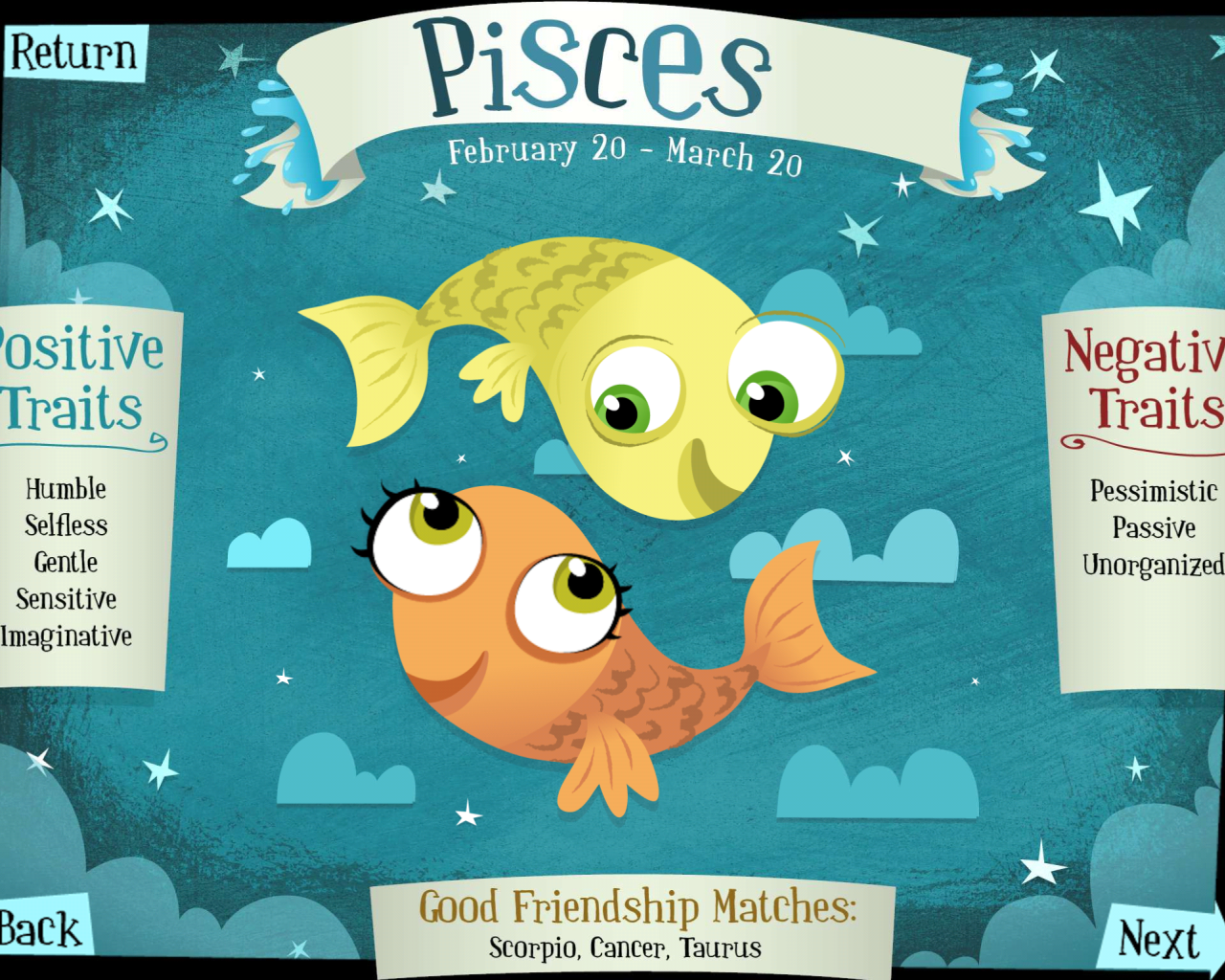 Рыбы, детская картинка