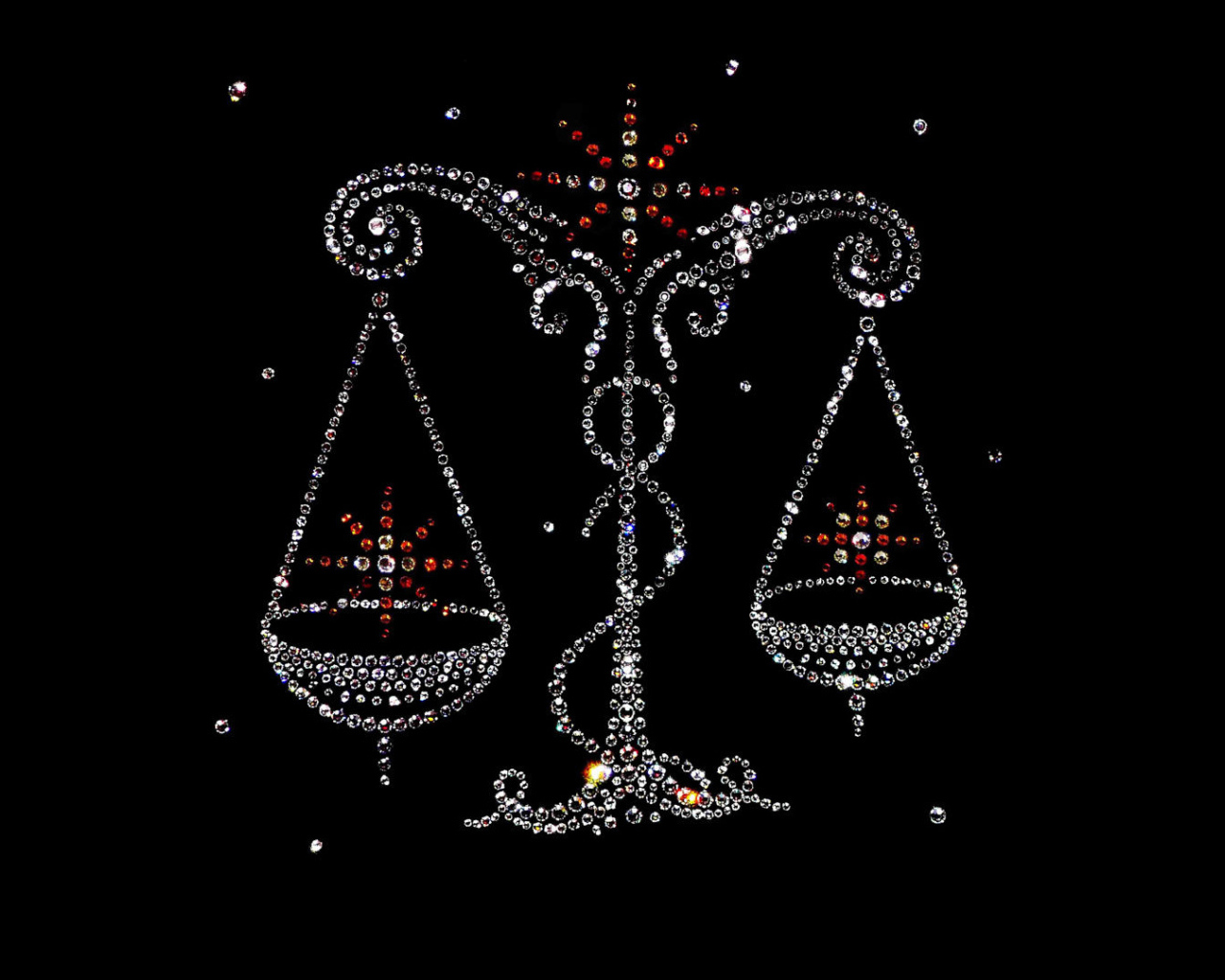 Весы из драгоценных камней