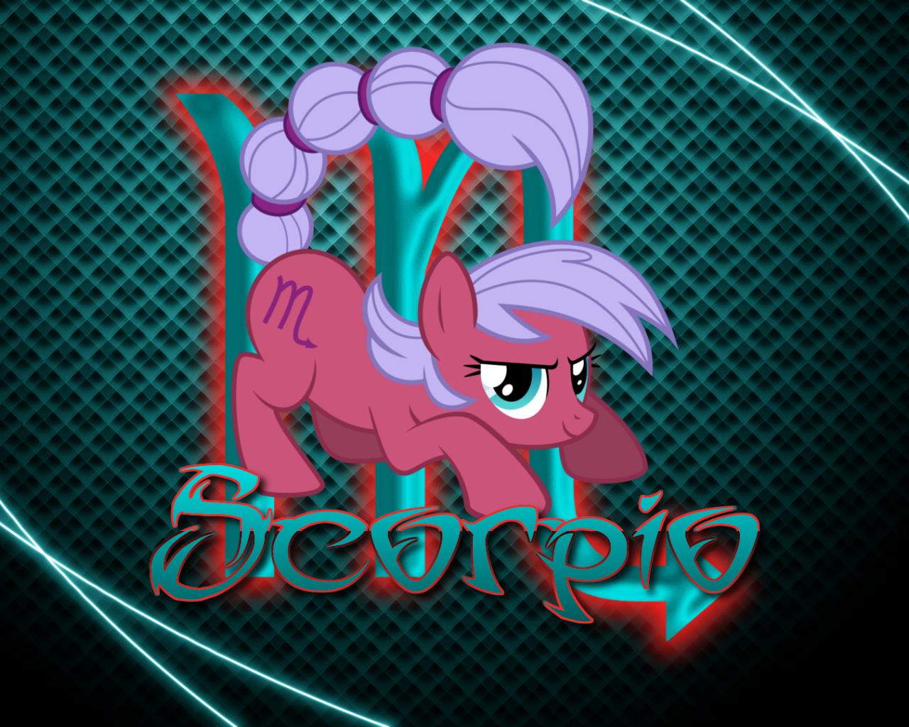 Скорпион, детский рисунок