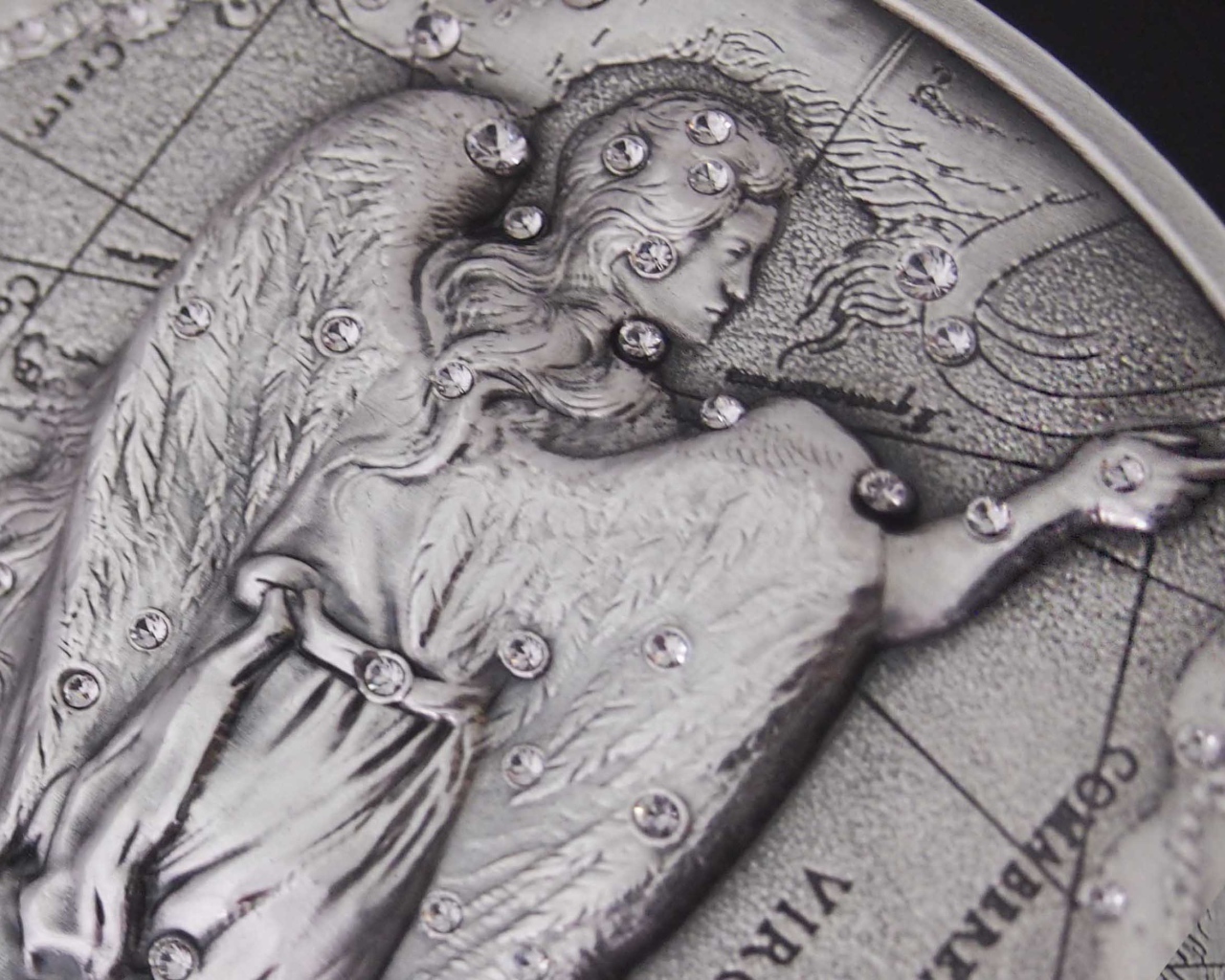 Дева на монете