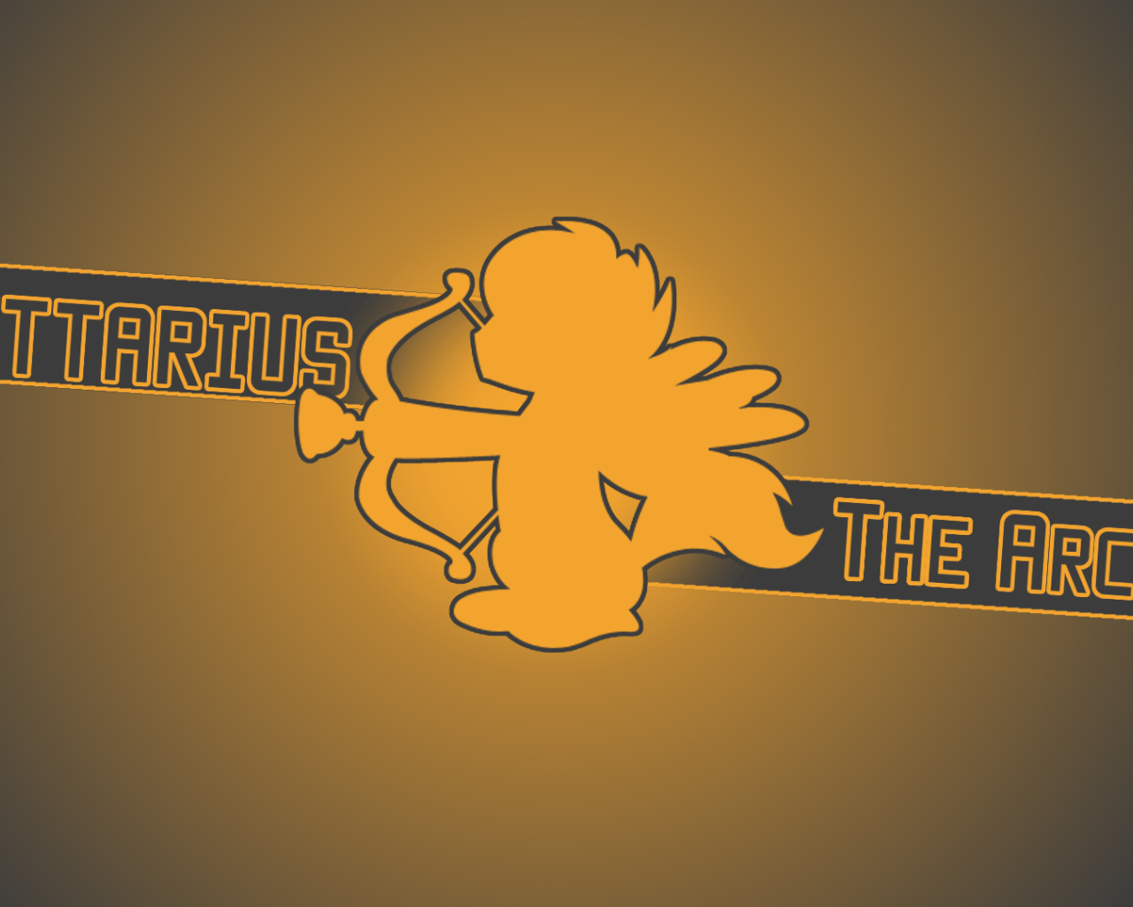 Красивый детский рисунок, стрелец