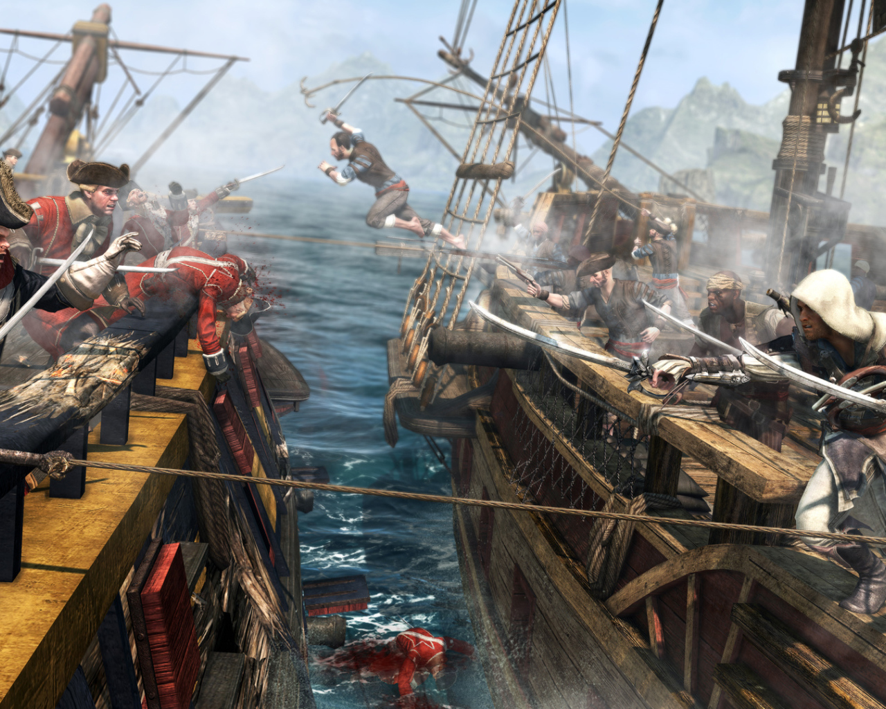 Assassin's creed IV Битва в океане