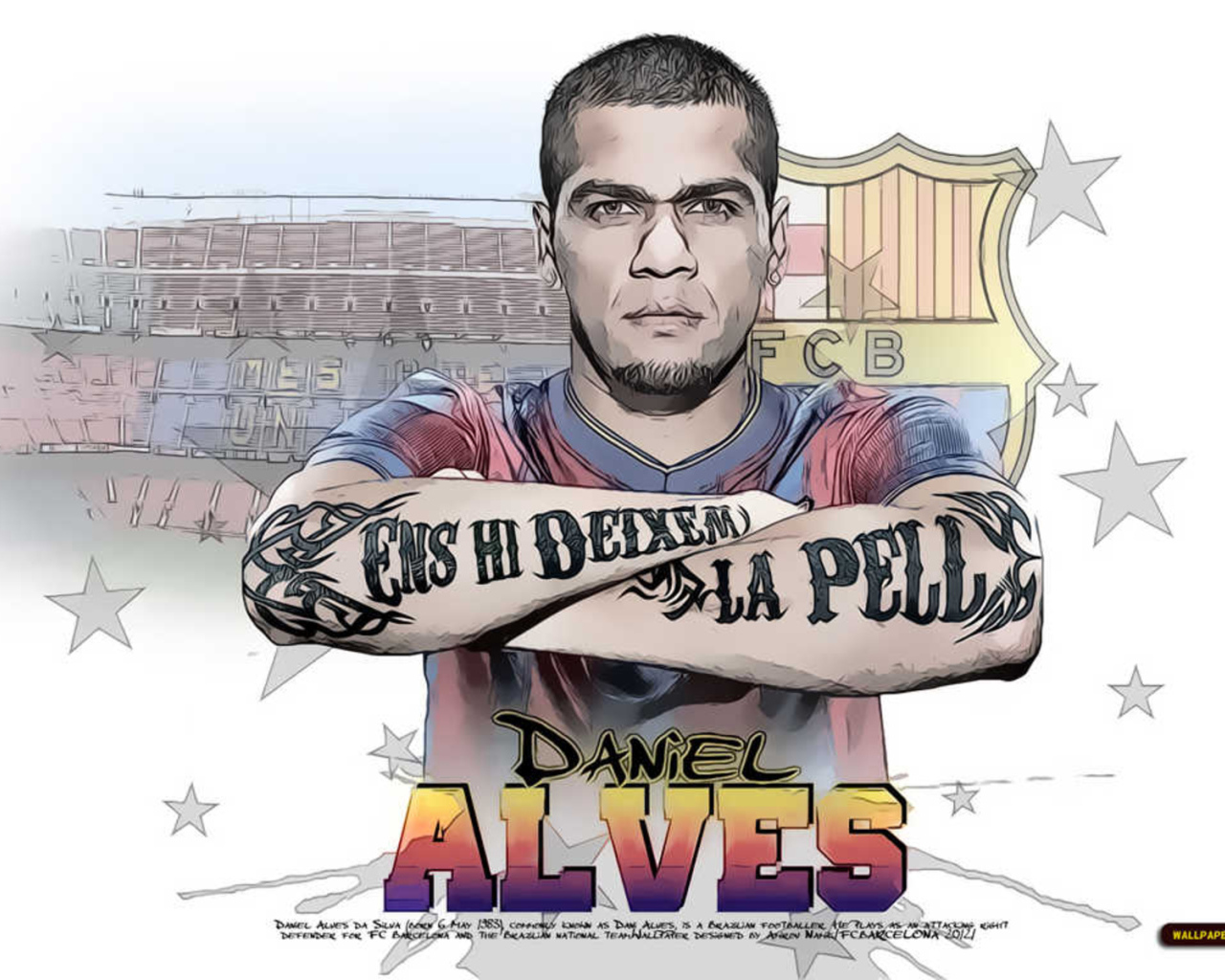 Барселона Даниэл Алвес татуировки