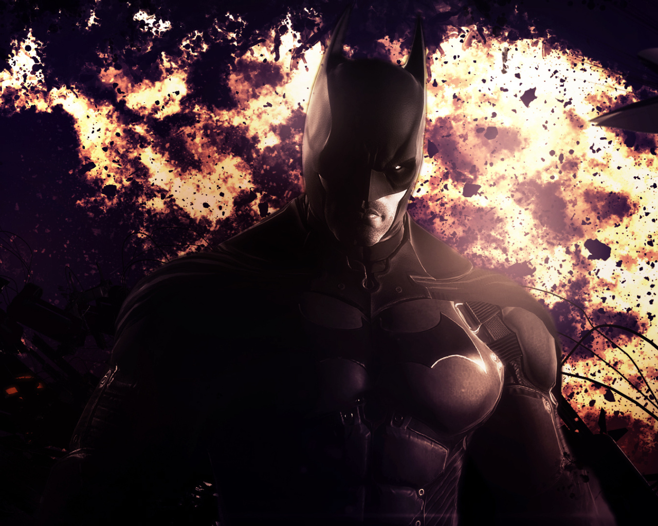 Batman: Arkham orgins взрыв