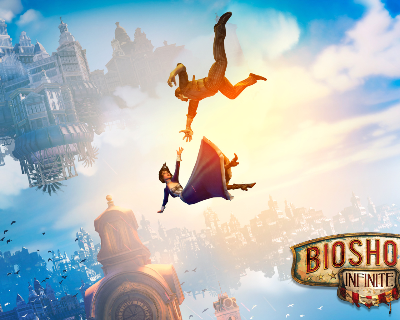 Bioshock Infinite: герой спасает даму
