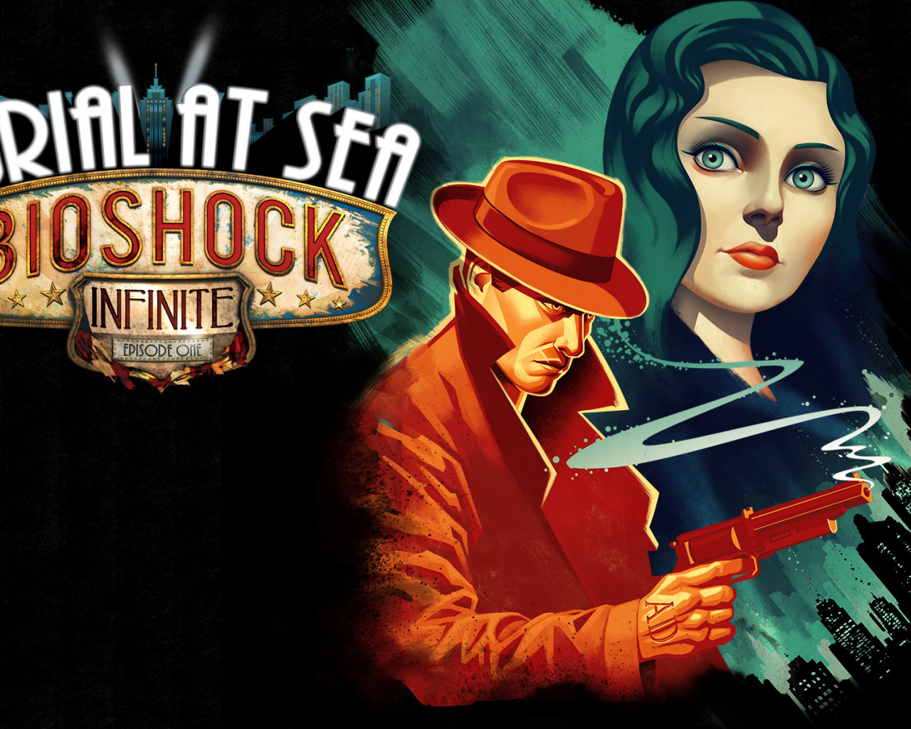 Bioshock Infinite: красный и синий