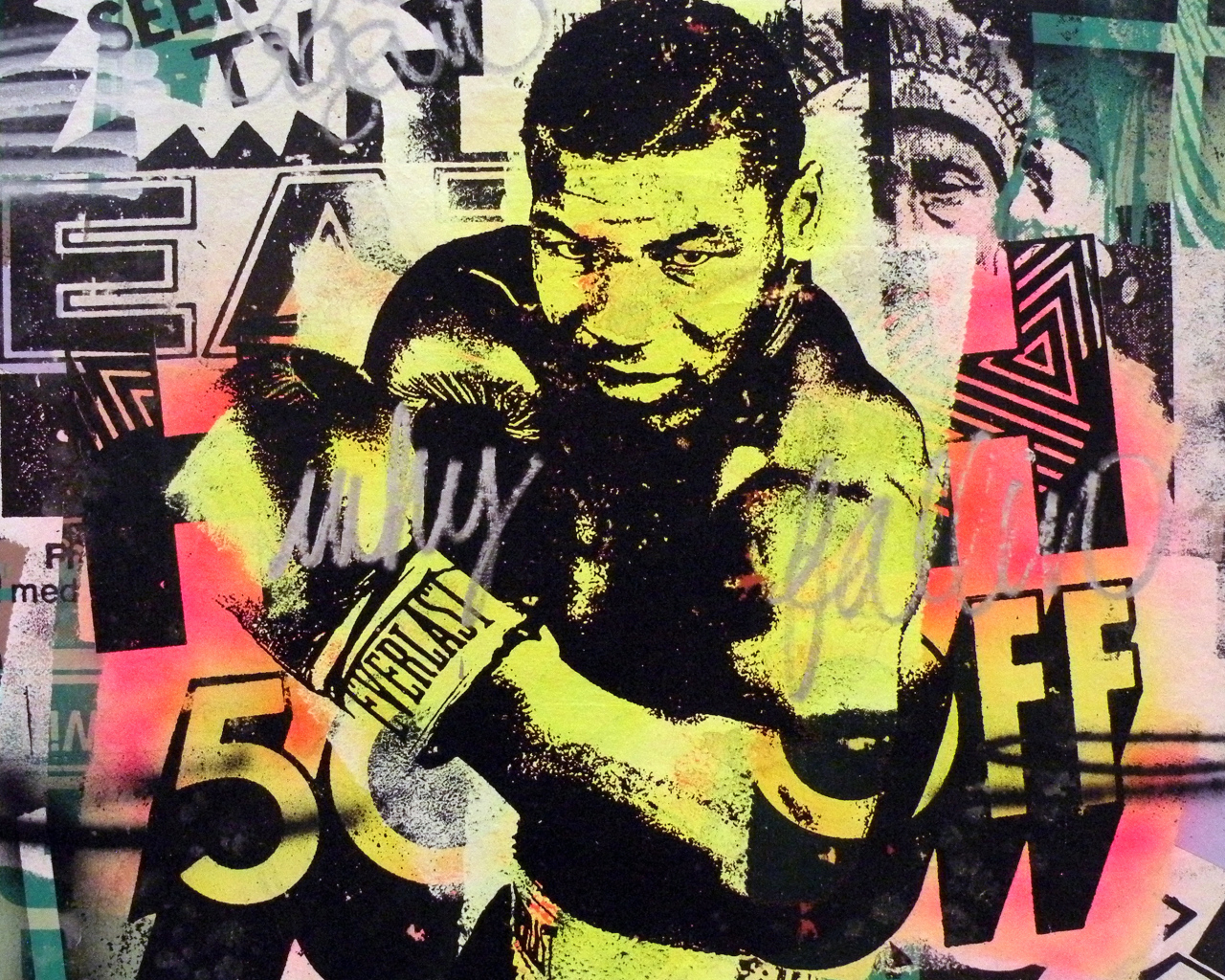 Боксер Майк Тайсон граффити