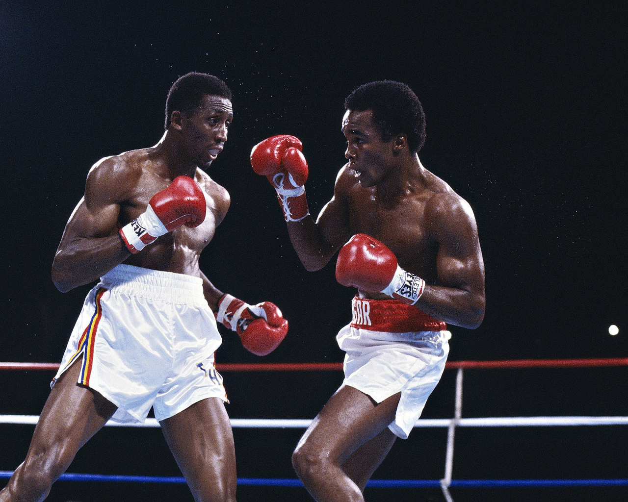 Боксер Томас Хернс на ринге