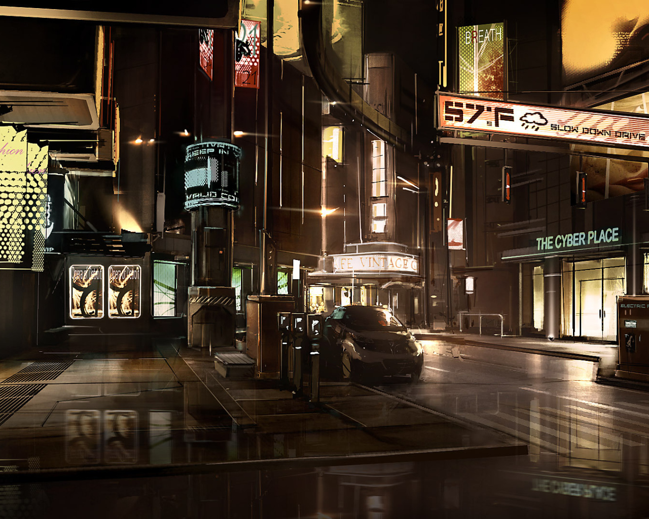 Deus Ex: Human Revolution: the street