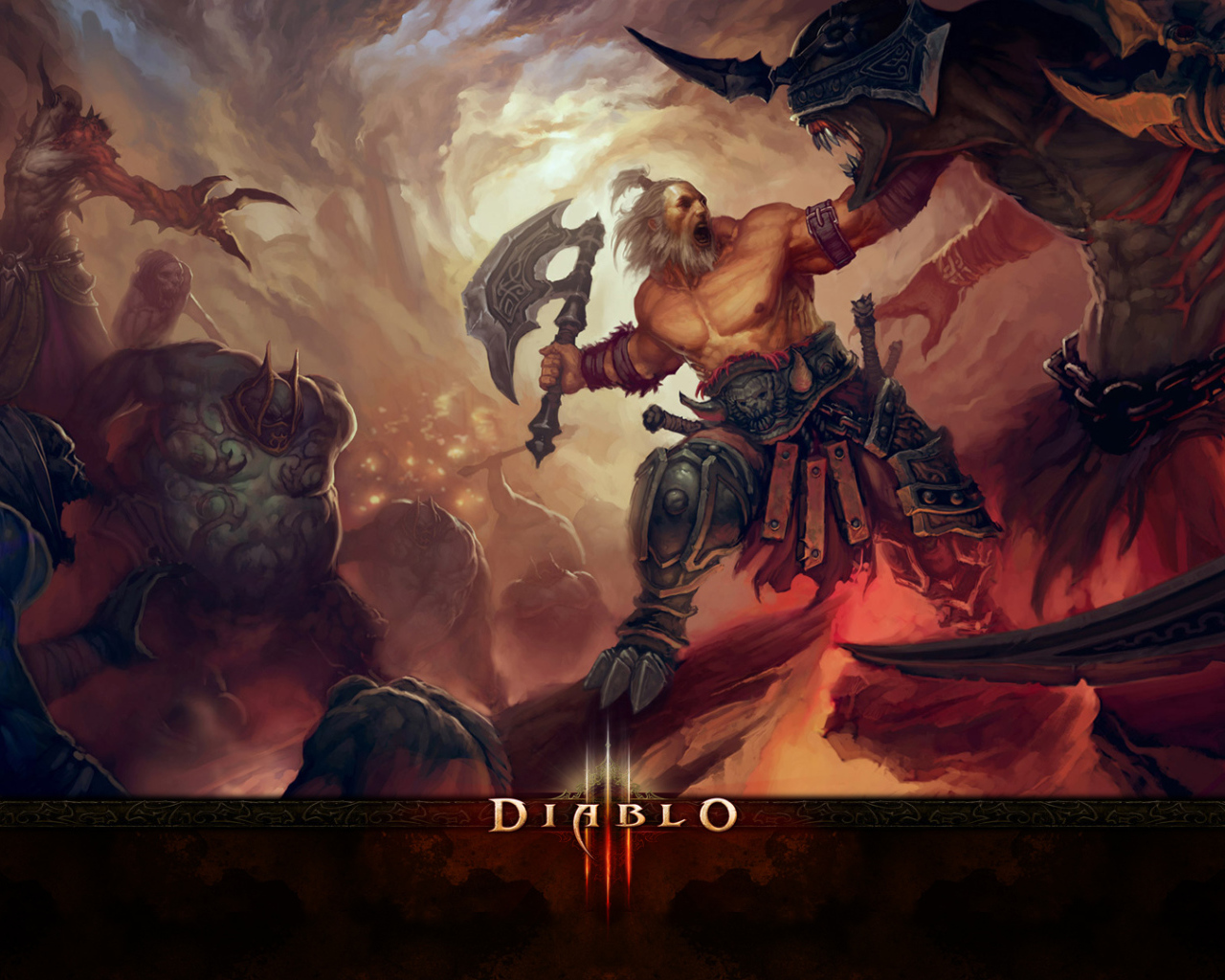 Diablo III: Варвар в бою HD