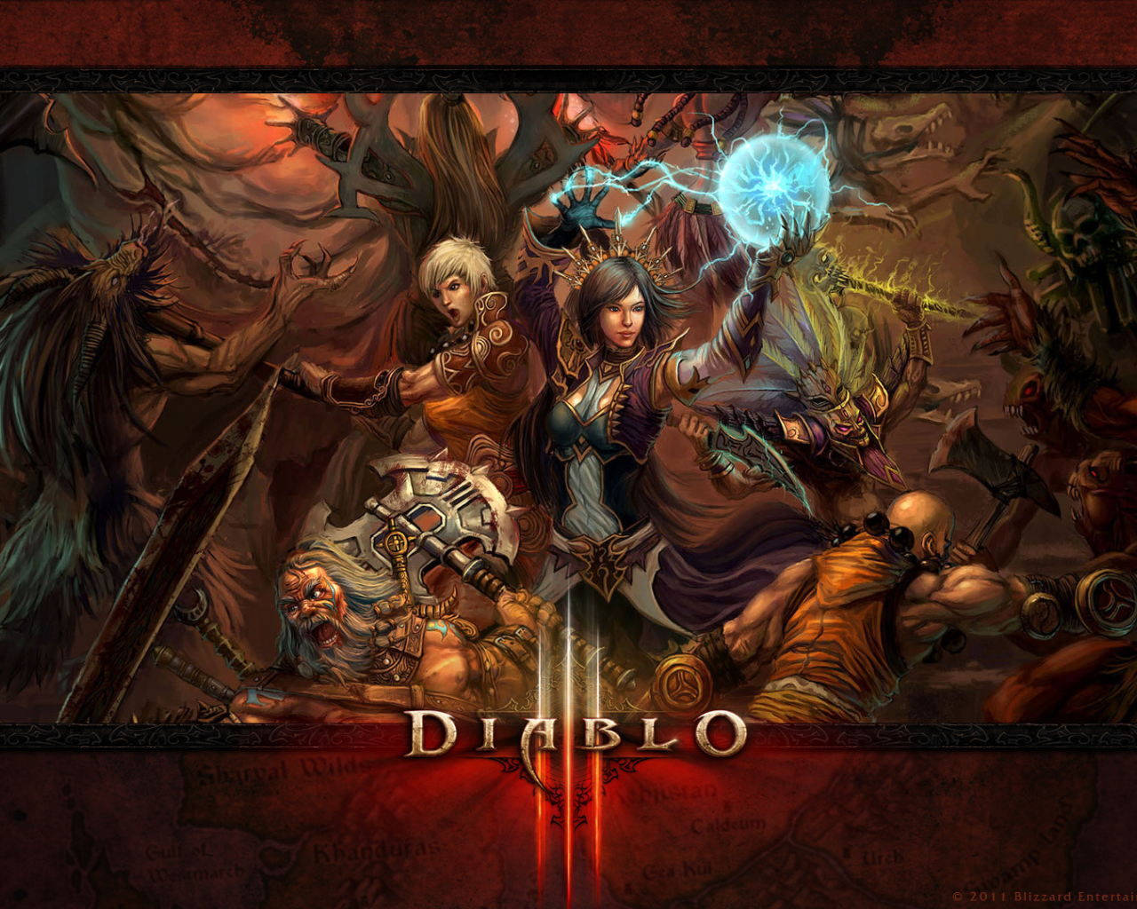  Diablo III: герои используют свои способности