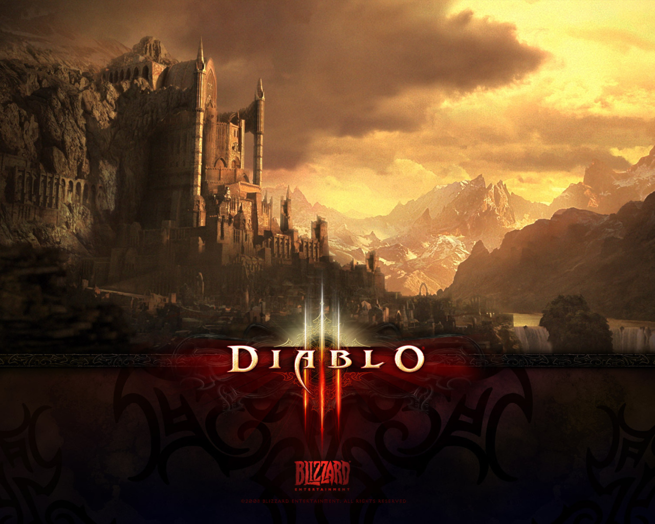  Diablo III: вид на замок