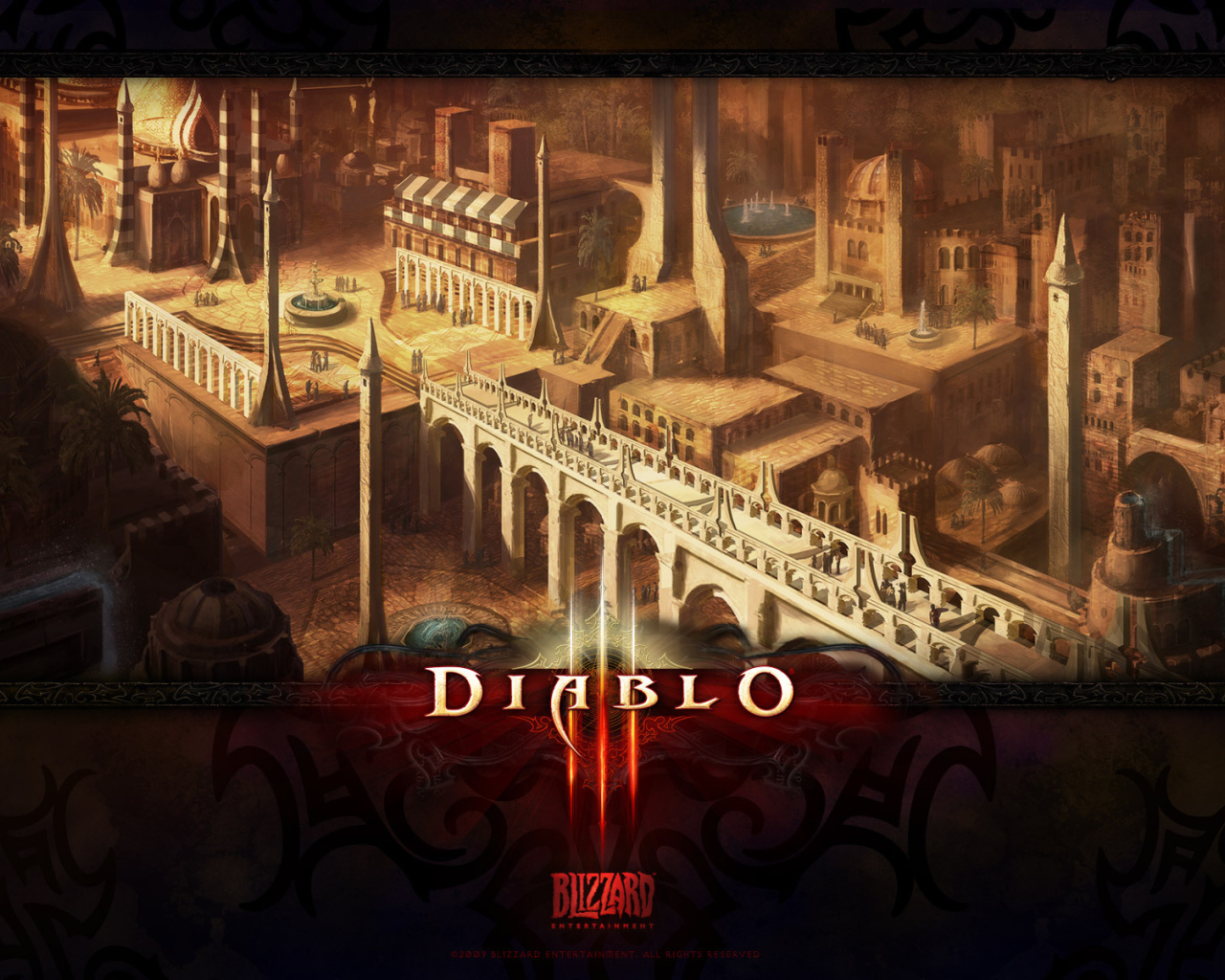 Diablo III: вид на город