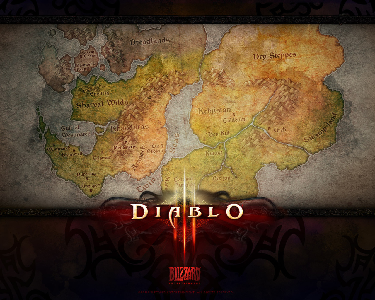 Diablo III: world map