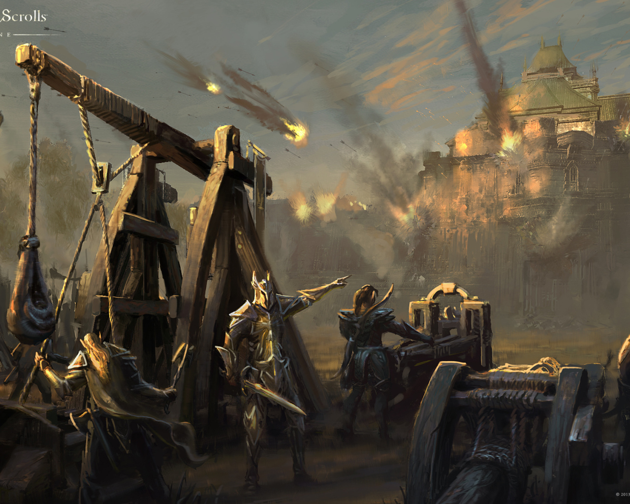 Elder Scrolls Online: нападение на замок