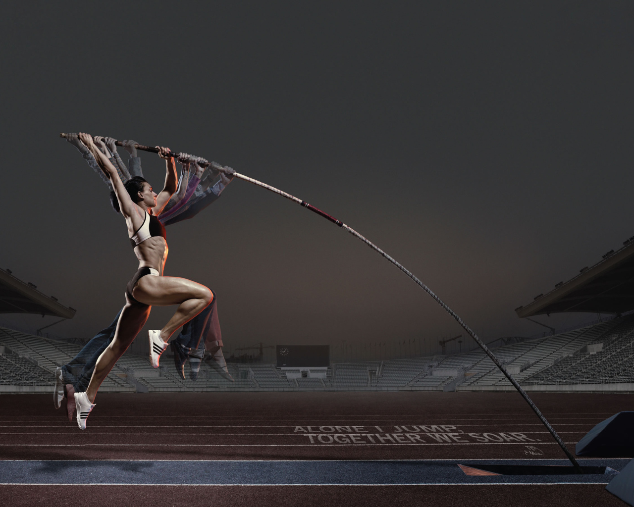 Девушка легкоатлетка