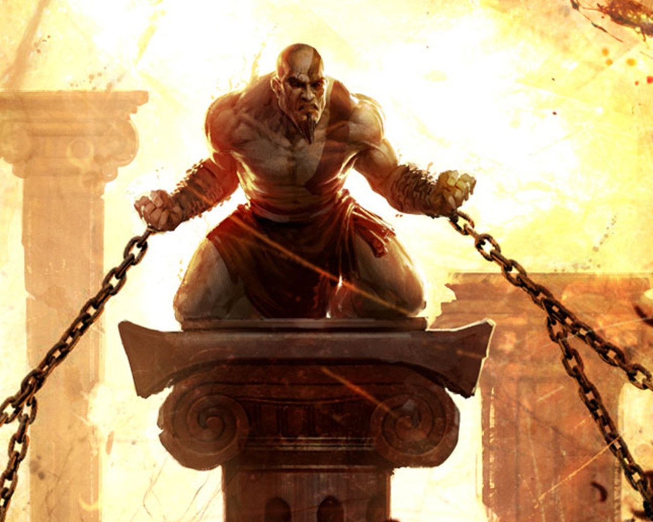 God of War: Ascension: герой в цепях